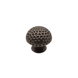 Hammered Knob Solid Pewter Effect Kitchen Cabinet Door Knob Handle Furniture