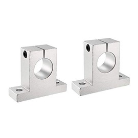 sourcing map Set of 2 rail guide rods for linear guide SK30 for 30 mm diameter shaft