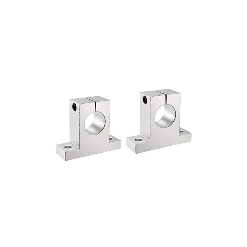 sourcing map Set of 2 rail guide rods for linear