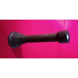 Vintage Door Hardware Door Stop Oil Rubbed Bronze Spring with Screw Lot of Two 3"