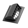 EUROPLAST Ventilation Grille Diameter 100 mm Grey Exhaust Hood Ventilation