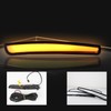ZDEERAOTO LED Front Bumper Fog light DRL Amber Sequential Turn