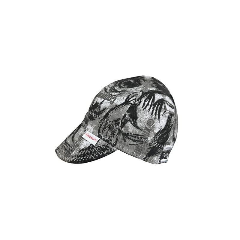 Comeaux Caps Reversible Welding Cap - Night Creatures Grey -