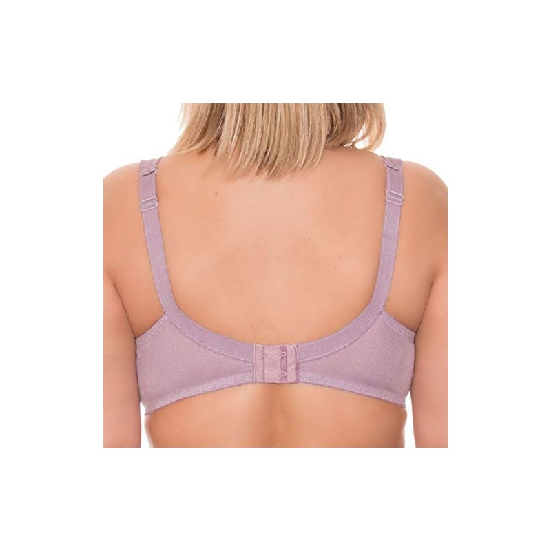 UniBra Wide Strap Bra Plus Size Full Coverage Underwire Support