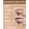 Erinde Lápiz Doble Punta para Cejas Líquido, Duración Extrema, W02