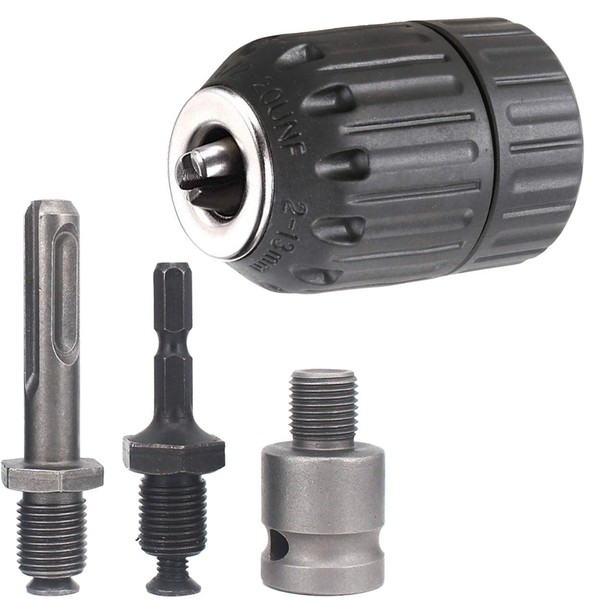 Hymnorq 1/2-20UNF Keyless Drill Chuck 2-13mm Clamping Range with SDS-Plus