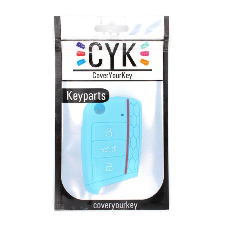 VB Key Case for 3-Button Car Key Silicon Cover Key