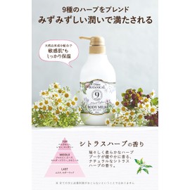 Diane BOTANICAL (ダイアン ボタニカル) Body Milk [Citrus Herb Scent] Refill 400ml [Milk yet not greasy] Diane Botanical Moisture Relax