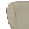 Priprilod Tan Perforated Leather Passenger Side Bottom Replacement Seat Cover