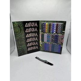 Gotcha Bracelet Adult Unisex Surf Skate Braided Wrap Multi 80s 90s Vintage