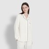 JAJU [JAJU/자주] 여 이중지 파자마 세트_아이보리 [JAJU] Women's Double Fabric