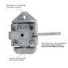 Mytee Products (2 Pack Sea Rail Shipping Container Manual Twist