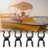 DONGKER 4PCS Boat Top Pole Clips,Nylon Boat Canopy Support Pole
