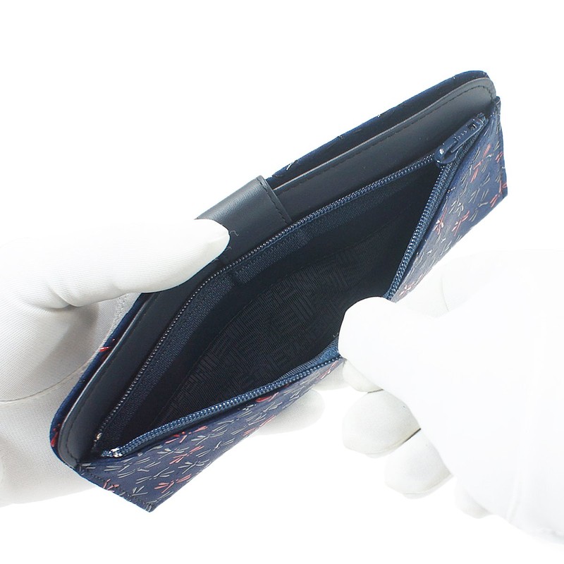 Indenya 7512 Long Wallet, Thin Coin Purse Included, Deer Leather,