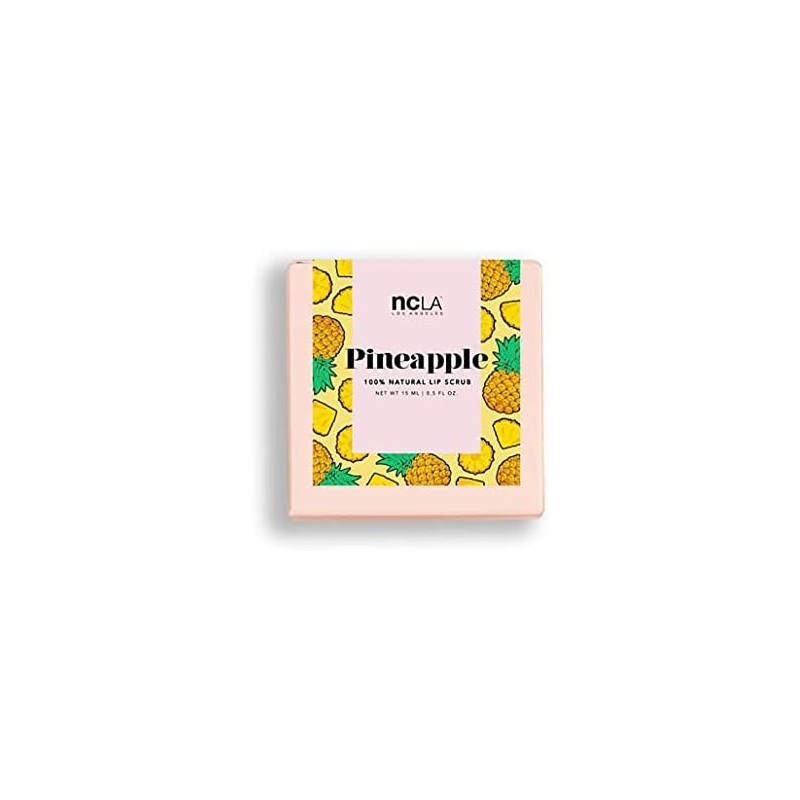 NCLA - Exfoliante natural para labios de azúcar, piña, 15
