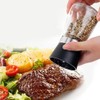 BlueSnail Manual Grips Glass Salt Pepper Grinder Seasoning Bottle (5.1",