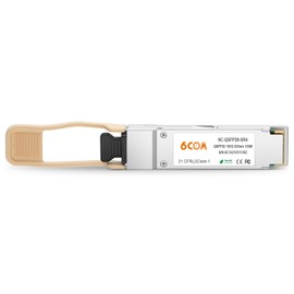 6COMGIGA 100GBASE-SR4 QSFP28 850nm 100m DDM MMF Transceiver, 100 Gigabit QSFP28 MPO Multi-Mode Module Compatible with Cisco QSFP-100G-SR4-S