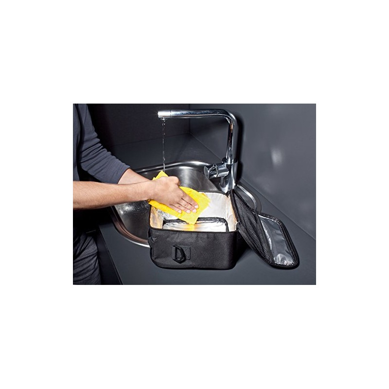 Valira Nomad Black Compact Fold Up Lunch Bag