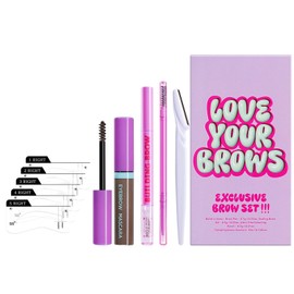 Makeup Brow Kit,Break-Resistant Waterproof Eye Makeup - Makeup Kit with Eyebrow Card, Mascara, Eyebrow Cream, Eyebrow Trimmer for Women