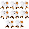 12 PCS Basketball Cheer Bows 8" Large Hair Bows Ponytail Holders for Girls Cheerleader Game Day Sports Team Spirit Accessories Handmade Glitter Streamer Hair Ribbons Bulk