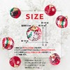 [&JuJu] Christmas Charm Parts Accessories Ball Charm Earrings Ornament Handmade,