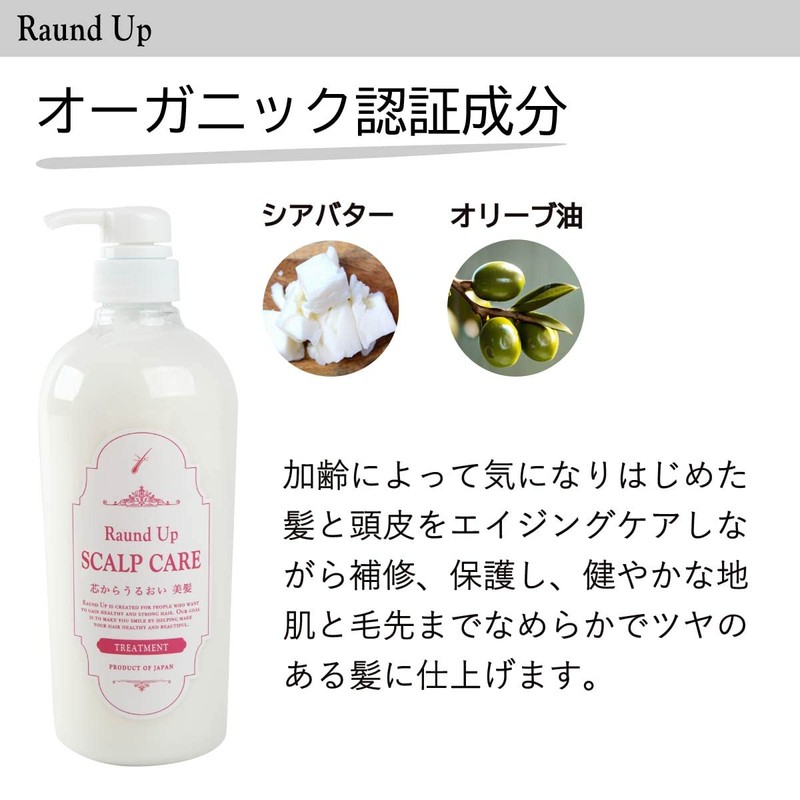 Raund UP Scalp Care (Highly Moisturizing Treatment, Main Unit, 27.1