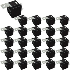 IRHAPSODY 4-pin 40/30AMP 12V DC Relay Switch, SPST 4 Prong Automotive Relay