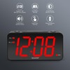 Sharp Digital Alarm Clock with Jumbo Numbers, Easy to See