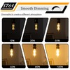 CREATE BRIGHT Vintage ST64 16W Dimmable Led Edison Bulbs 2700K