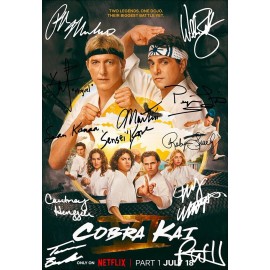 COBRA KAI SEASON 6 Poster REPRINT AUTOGRAPHED  13x19 inches  #7 Free Shipping