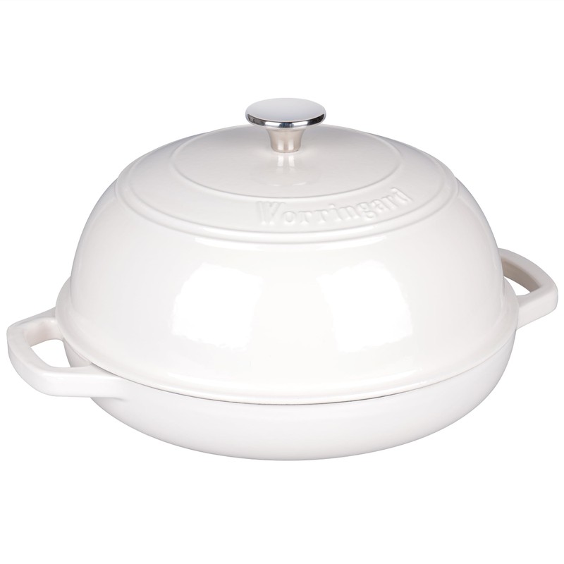 VORRINGARD Enameled Cast Iron Dutch Oven Pot with Lid, Bread