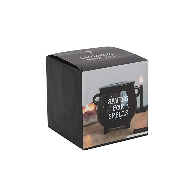 something different Money Box, Ceramic, Black, 16 x 16 x16centimeters
