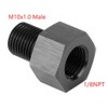 1/8in NPT Female to M10x1.0 Male Reducer Oil Pressure Gauge