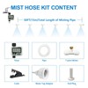 POCKET PANDA Misters for Outside Patio with Hose Timer,Misting System