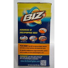 BIZ Laundry Detergent Booster / Stain and Odor Remover, Size 3.12 LB / 1.42Kg
