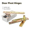 EODSAD Door Pivot Hinges,Invisible Pivot Hinge System with Door Ball