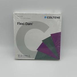 COLTENE Hygenic Flexi Dam Medium Non-Latex 6" x 6" Violet Unscented