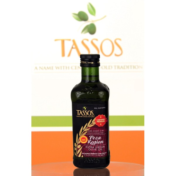 Tassos Extra Virgin Olive Oil, 17 Fluid Ounce