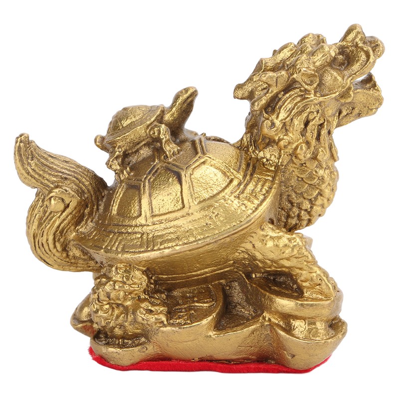 Feng Shui Decoration Dragon Tortoise Feng Shui Copper Casting Craft