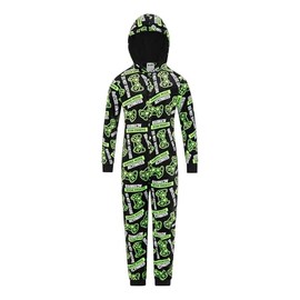 ThePyjamaFactory Boys Do Not Disturb Gaming Mode Activated Fleece Gaming Sleepsuit (13-14 Years) Black