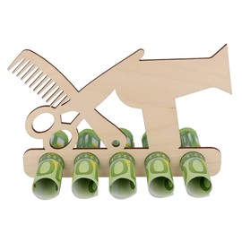 Spruchreif Money Gift, Hairdresser, Birthday Gift, Gift for Girlfriend, Creative Money Gifts, Wooden Gifts, Cinema