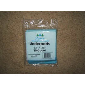 Secure Personal Care Products Underpads 23" X 36" 10 Count Per. Pk. 4 Pks.
