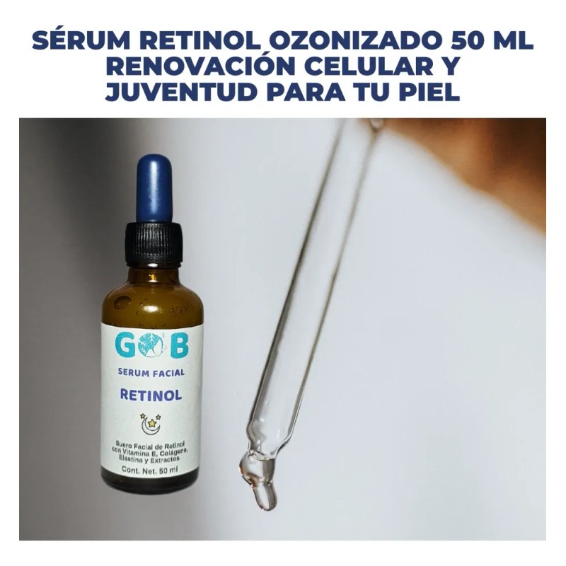 Sérum retinol, vitamina E, colágeno y elastina 50 ml, firmeza