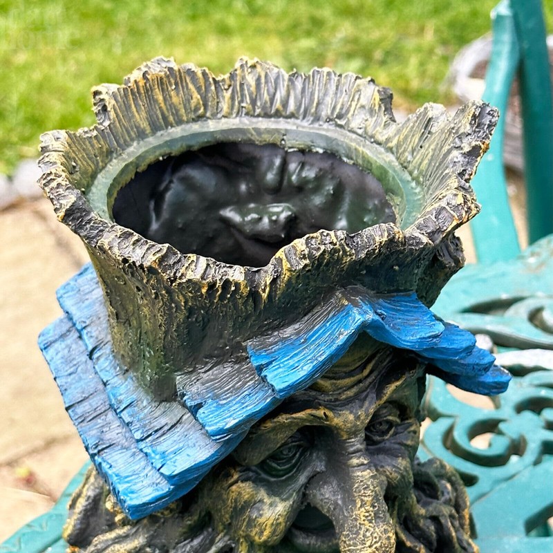Darthome Rustic Greenman Planter Small Resin Tree Man Novelty Pagan