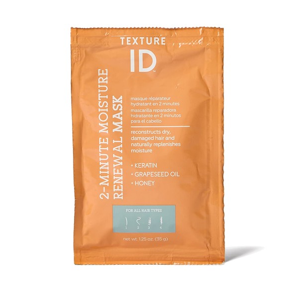 Texture ID 2 Minute Moisture Renewal Mask, Protein Rich, Collagen, Amino Acids, Repair and Strengthen Hair