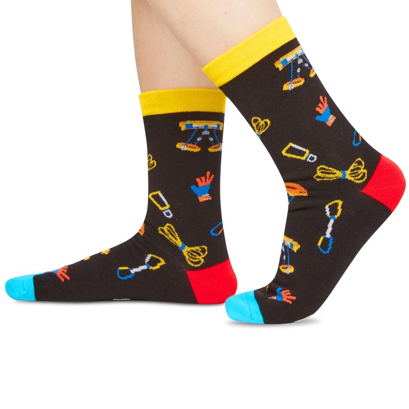 Zmart Rock Climbing Gifts For Men Women - Socks For