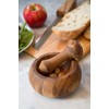 Ironwood Gourmet Olmec Mortar and Pestle, Acacia Wood
