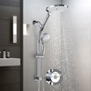 7.5" Rotatable Dual Shower Head with Handheld Combo, Kids Friendly