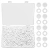 250 Pcs Plastic Screw Cover Caps for Screws, Plastic White