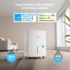 Glowells Compressor Dehumidifier 80 Pints Smart Humidity Control Home Basement